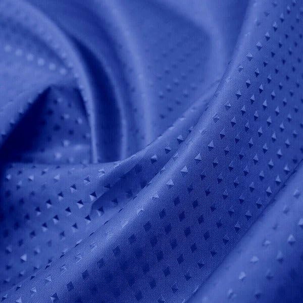 iPEAK Shower Curtains Heavy duty Mould Proof Mold-Resistant Water Repellent Washable Diamond Fabric Bathroom Curtain 180cm x 180cm (Royal Blue)