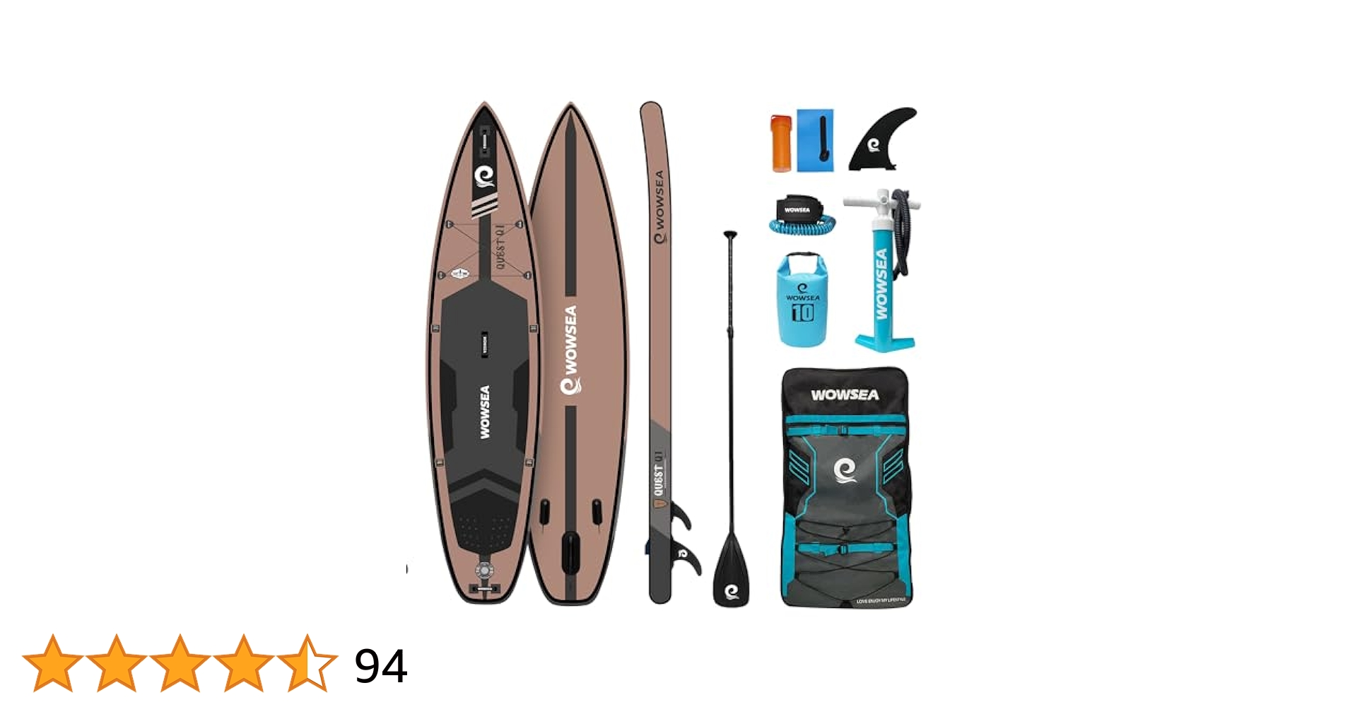 Amazon | WOWSEA Poseidon P1 インフレータブルパドルボード