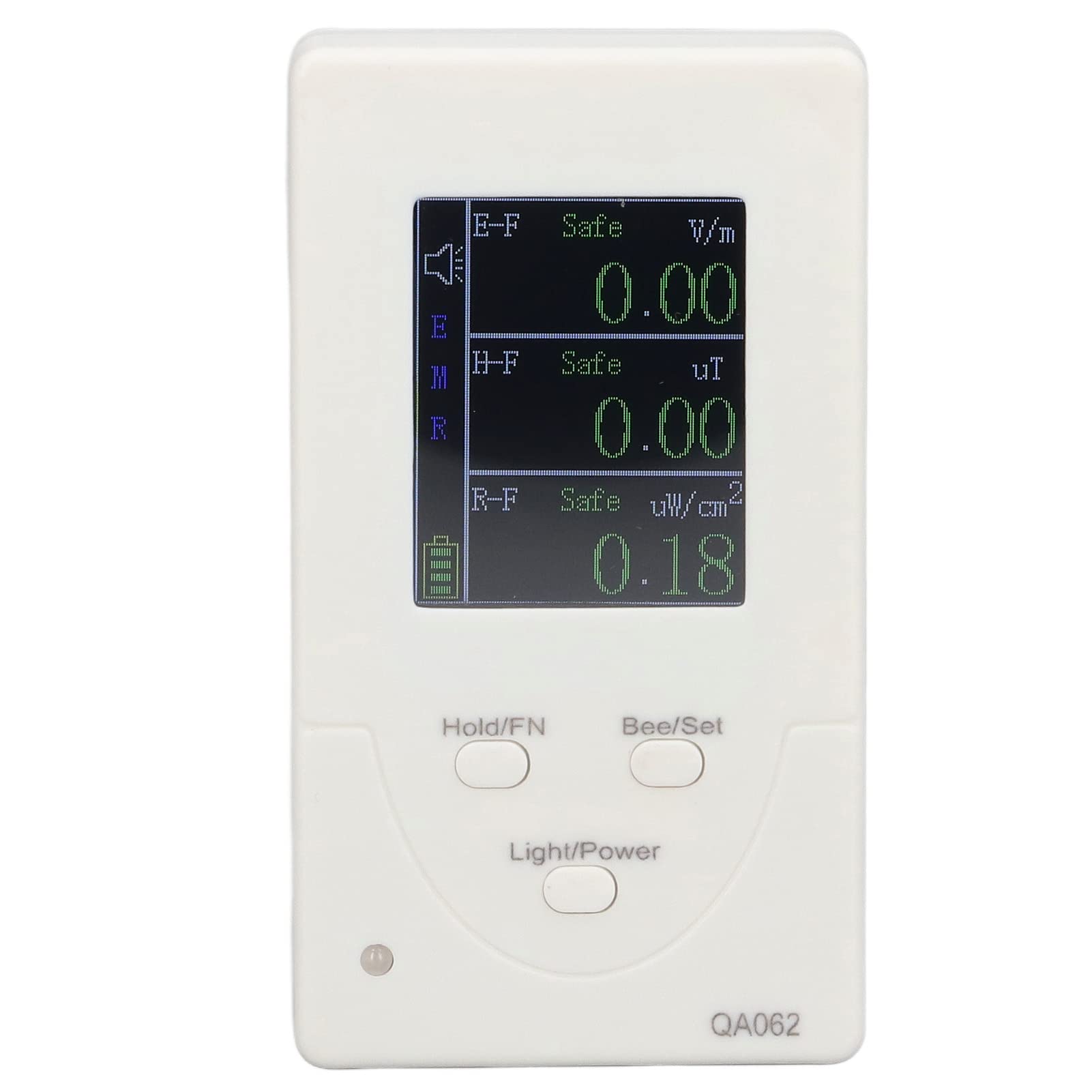 Fafeicy Rilevatore EMF 3 in 1, Misuratore Radiazioni Elettromagnetiche Ricaricabile USB, Display TFT 1,8 Pollici