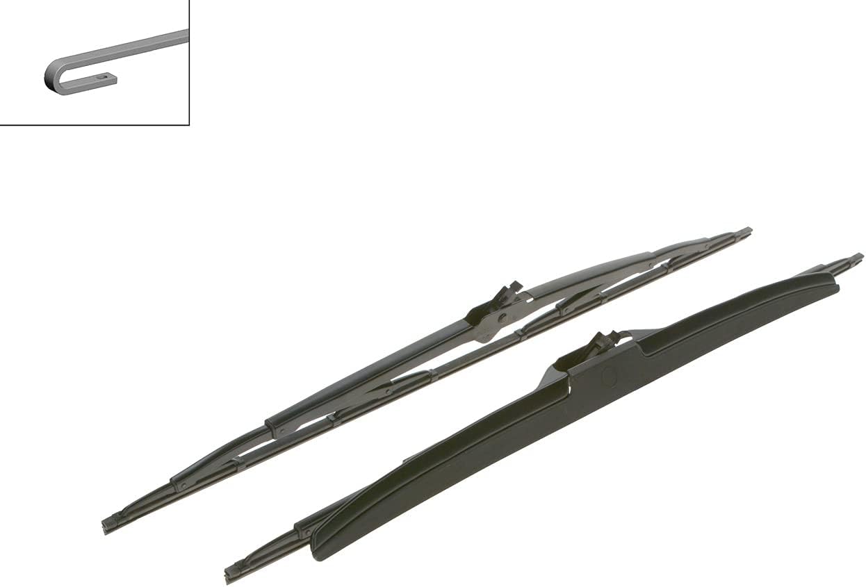 BOSCH 3397118302 Twin Spoiler OE Replacement Wiper Blades - Driver and Passenger Side - Set of 2 Blades (24' & 24')