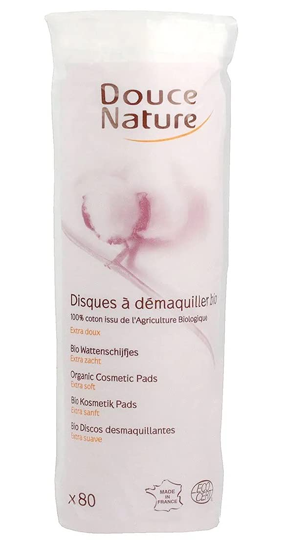 DOUCE NATURE Disques à démaquiller - x80