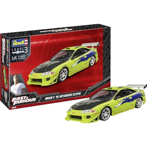Revell 07691 Brian's 1995 Mitsubishi Eclipse (Fast & Furious) 1:25 Scale Model Kit