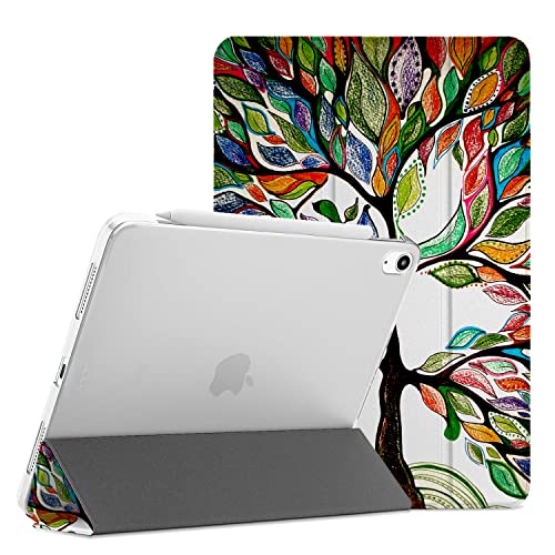 Image of DuraSafe Cases for iPad PRO 11 Inch 1st [ PRO 11 2018 1 Gen ] A1980 A1934 A2013 A1979 Trifold Printed Hard Smart PC Transparent Back Cover - Lucky Tree