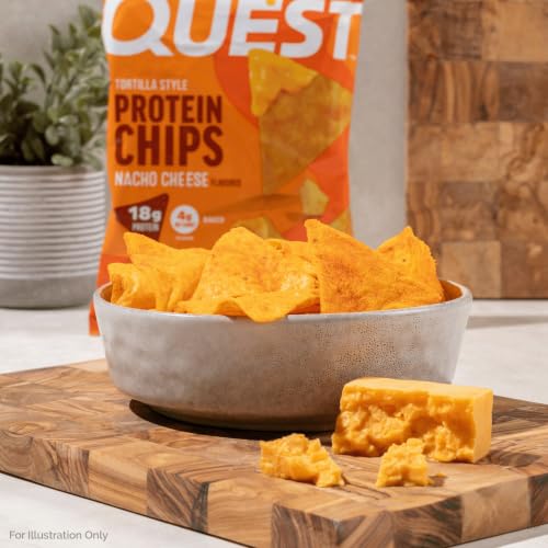 Image of Quest Nutrition Nacho Cheese Tortilla Style Protein Chips, 12 Count