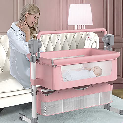 Columpio eléctrico 3 en 1 para bebé, mecedora portátil con reproductor de música, las mejores cunas de noche para recién nacidos a niños pequeños, 5 velocidades, 3 tiempos, unisex