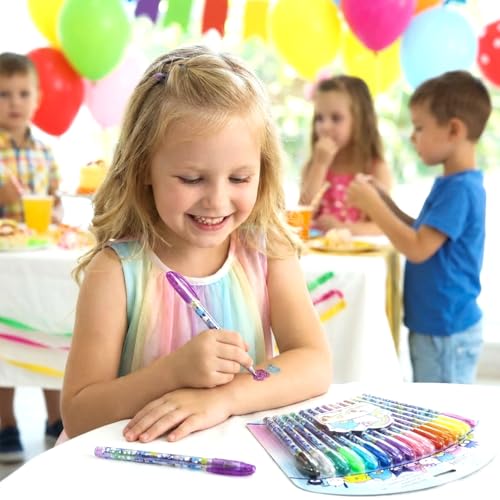 image for Townley Girl Hello Kitty and Friends 16 Piece Glitter Pen Body Art Set