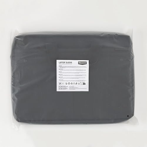 Miniatura 8 de RAINYEAR - Bolsa de hombro para laptop de 15.6 pulgadas para hombre, bolsa de mensajero expandible e impermeable para computadora portátil de gran