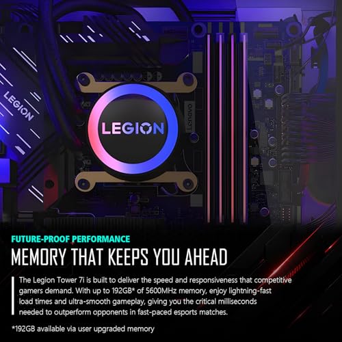 Image of Lenovo Legion Tower 7i Gen 10 Gaming Desktop, Intel Ultra 9 285K, RTX 5080 16GB GDDR7, 64GB DDR5 5600MT /s(2 x 32GB), 8TB SSD, Legion Coldfront Cooling w /USB Hub,KB&Mouse, Copilot AI Windows 11 Pro