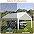 10x20 FT Heavy-Duty Carport - Portable Garage Canopy with Galvanized Steel Frame, Waterproof & UV-Resistant Tarp for Vehicle, Boat, RV Storage, and Outdoor Events - Easy Setup, All-Weather Protection