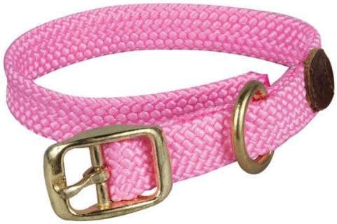 Double Braid Collars - 9/16" x 12" Pink