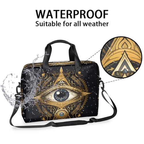 Maletín para laptop 15.6-16 pulg con diseño étnico resistente al agua miniatura 3