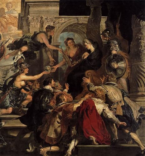 Impression d'art l'Apothéose d'Henri IV - Toile Rubens haute définition
