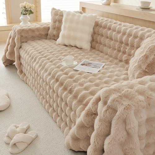 YKFN マルチカバー おしゃれ ソファーカバー 冬用 あったか ソファカバー 2人掛け 3人掛け 吸湿発熱 蓄熱 ブランケット 北欧風 犬 猫 傷防止 汚れ防止 長方形 大判 無地 肘付き 肘なし ふわふわ ソファーかばー 汚れ防止 保護カバー マルチク