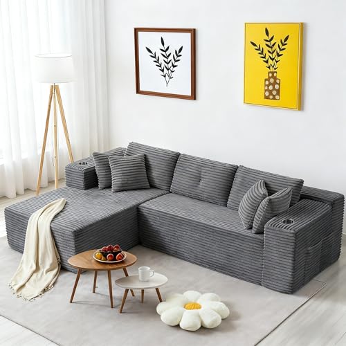 10 Best Sectionals under $200: Cozy, Stylish Modular Sofas for Any Space 2 Hretanant Modular Sectional Sofa, 105