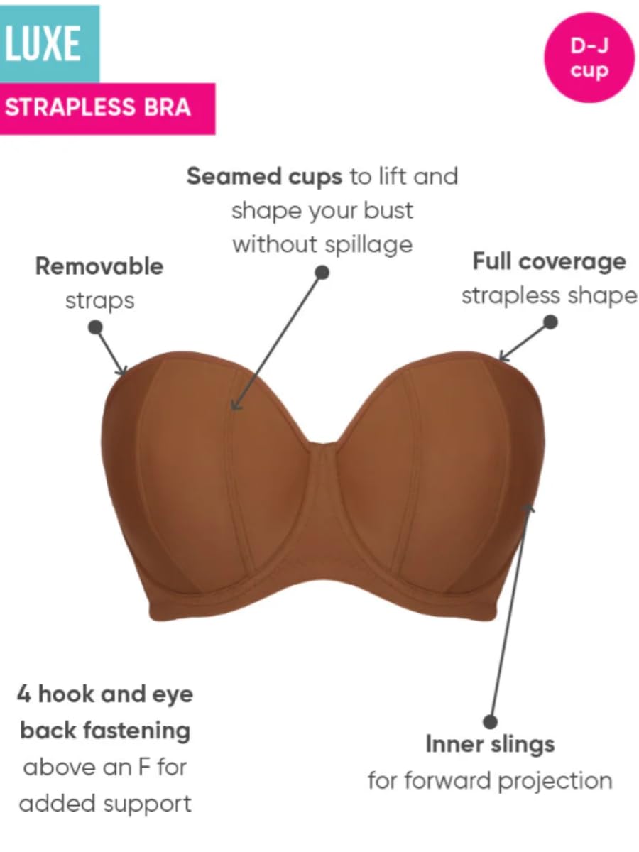 Curvy Kate Luxe Sujetador sin Tirantes para Mujer
