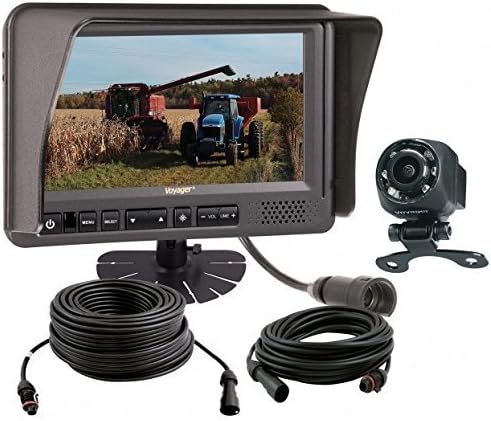 Voyager VOS7MDCL1B ToughCam 1-Camera Observation System, ToughCam 7" LCD Observation Monitor, ToughCam High Performance CMOS Camera, VOSHD4MNT 4" LCD Monitor Mount, CEC25 25' Cable and CEC75 75' Cable