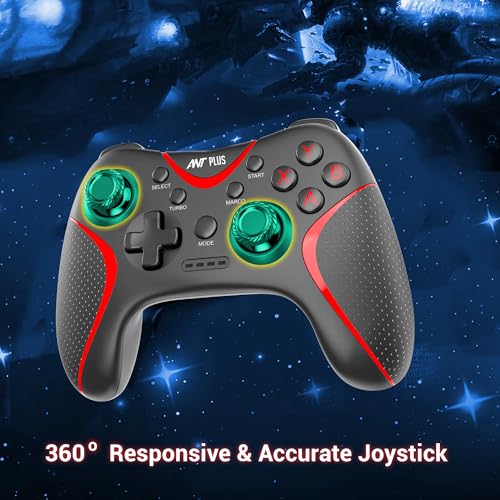 Ant Plus Leo 300 Wireless Gamepad with 2.4GHz Wireless Technology, Integrated Dual Intensity Motor, Keys for PC/Android - Black - Image 4