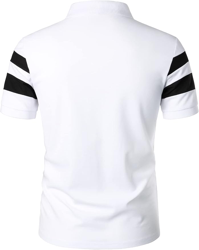 Polo de manga corta para hombre HOOD CREW blanco talla XL miniatura 3