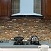 “11.5 x 11.81 ” DIH Peel and Stick Backsplash Tile, Stone Tile Peel and Stick on Kitchen,Bathroom,Wall (Brown) (5 Sheets)