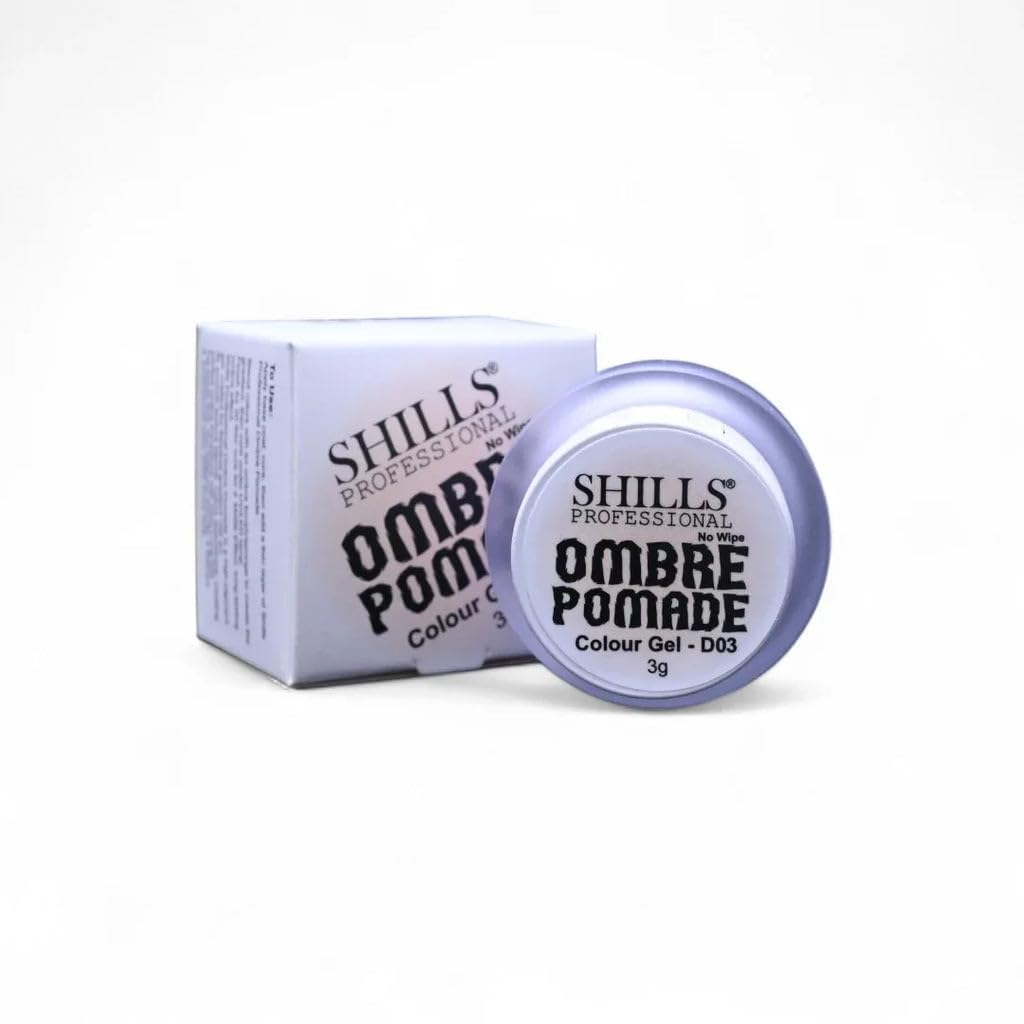 Ombre Pomade Colour Gel, No-Wipe, UV/LED Cure, D03 Classic Soft Pink, 3g-image-1