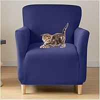 Vista 36 de XMAYODS Funda elástica para silla de club, funda de barril para silla, funda de elastano suave para sillón, funda de sofá extraíble, protector de #1