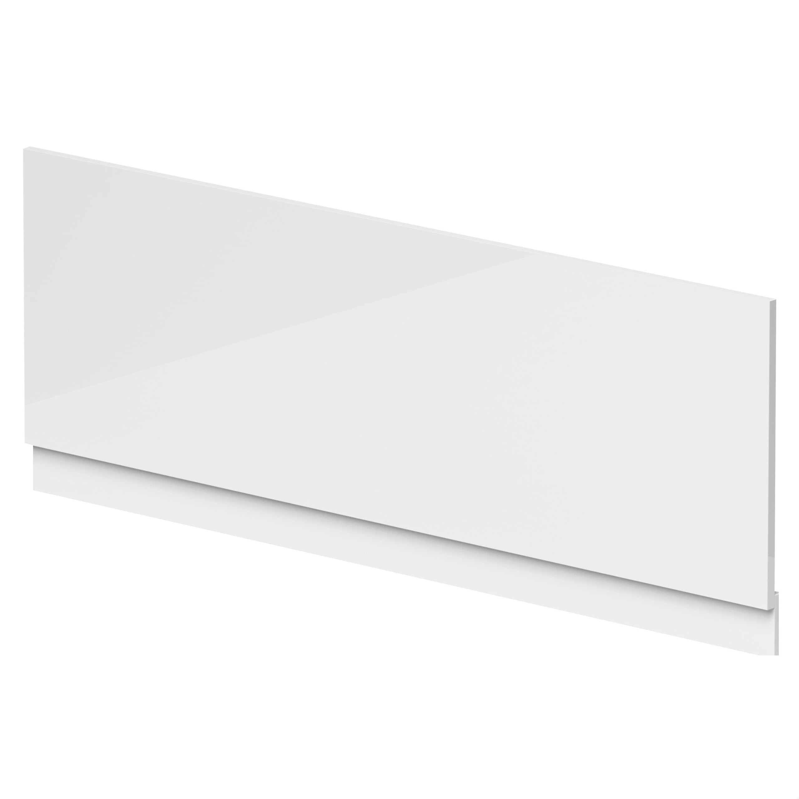 Balterley White Front Bath Panel Covering With Plinth 1500Mm, Mdf Bath Panels Straight Front Bathroom Panels For Bathtub, Water Resistant Side Panel For Bathroom Baths And Soaking Tubs (White)