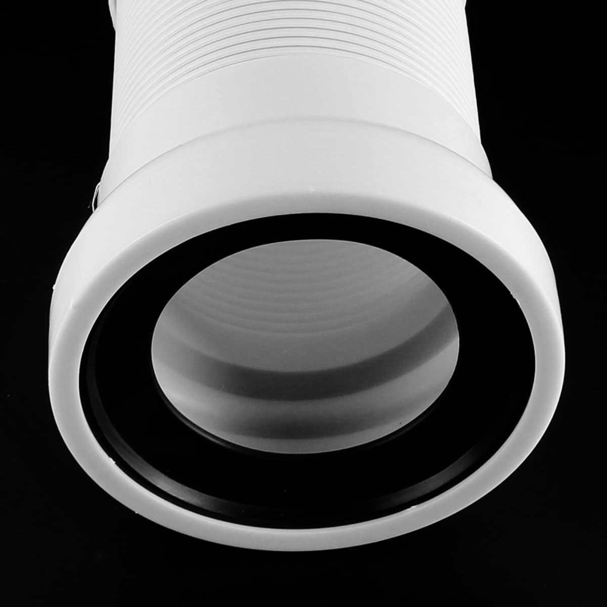 Connettore Flessibile per WC, Tubo di Scarico Universale, Lunghezza Regolabile da 250 mm a 500 mm, Antipiega, Resistente agli odori, Adatto per WC Standard.