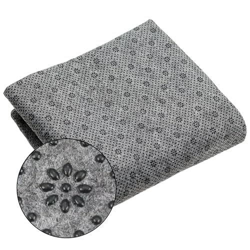 Yarrd FBC-72160 72Х80 Inch Final Backing Cloth Non Slip Fabric Vinyl Primary Tufting Cloth With Plum Blossom Pattern Backing Fabric Antislip Tufting Cloth Tufting Fabric Rug Backing cover
