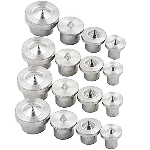 Center Point Dowel Pin Set - 6mm, 8mm, 10mm, 12mm - 16 Piece Woodworking Alignment Tool