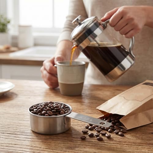 Medidor 1/4 Taza 60 ml Acero Inoxidable 2 Pcs miniatura 4