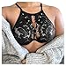 BH Ohne BÜgel Bustier Damen BH Klassische Frauen Bustier Sport BH Nachtclub Club Party BH Sexy Dessous Rivet Unterwäsche BH Bikini Punk Rock Gothic Push Up BH Hohl Spitze Lingerie