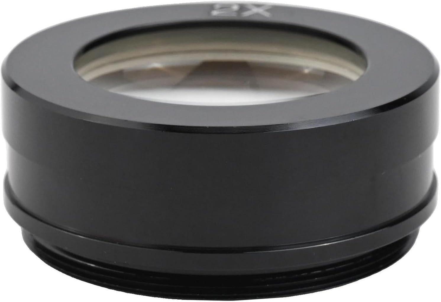 Auxiliary Objective Lens Mounting Thread 42mm for Barlow Lens Stereo Microscope Suitable for C Mount Industrial Microscope Cameras (2X)
