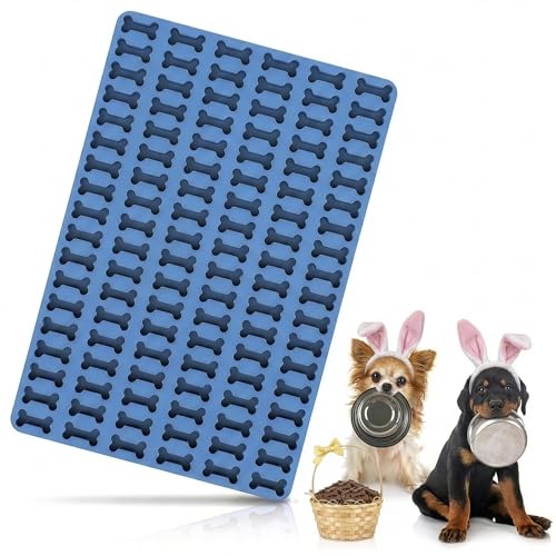 Dog Bone Silicone Molds for Treats, 108 Mini Cavities