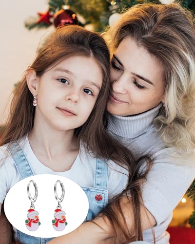 Jannisa 16 Pairs Hypoallergenic Holiday Small Hoop Dangle Earrings For Women Halloween Christmas Earrings For Girls Fall Thanksgiving Earrings Teacher Earrings St. Patrick'S Day Earrings 4Th Of July Earrings thumb #4