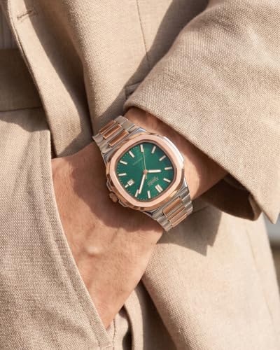 Image of Ajanta Quartz Astera Dial Stainless Steel Date Display Watch for Men