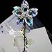 Auto Accessories Car Charm/Pendant/Jushi-Crystal Lovely White Snowflake Car Charm /Car Pendant/ Auto Rearview Mirror Car Charm Ornament Accessories-Good For Holiday, Gift--1PC-- From NY