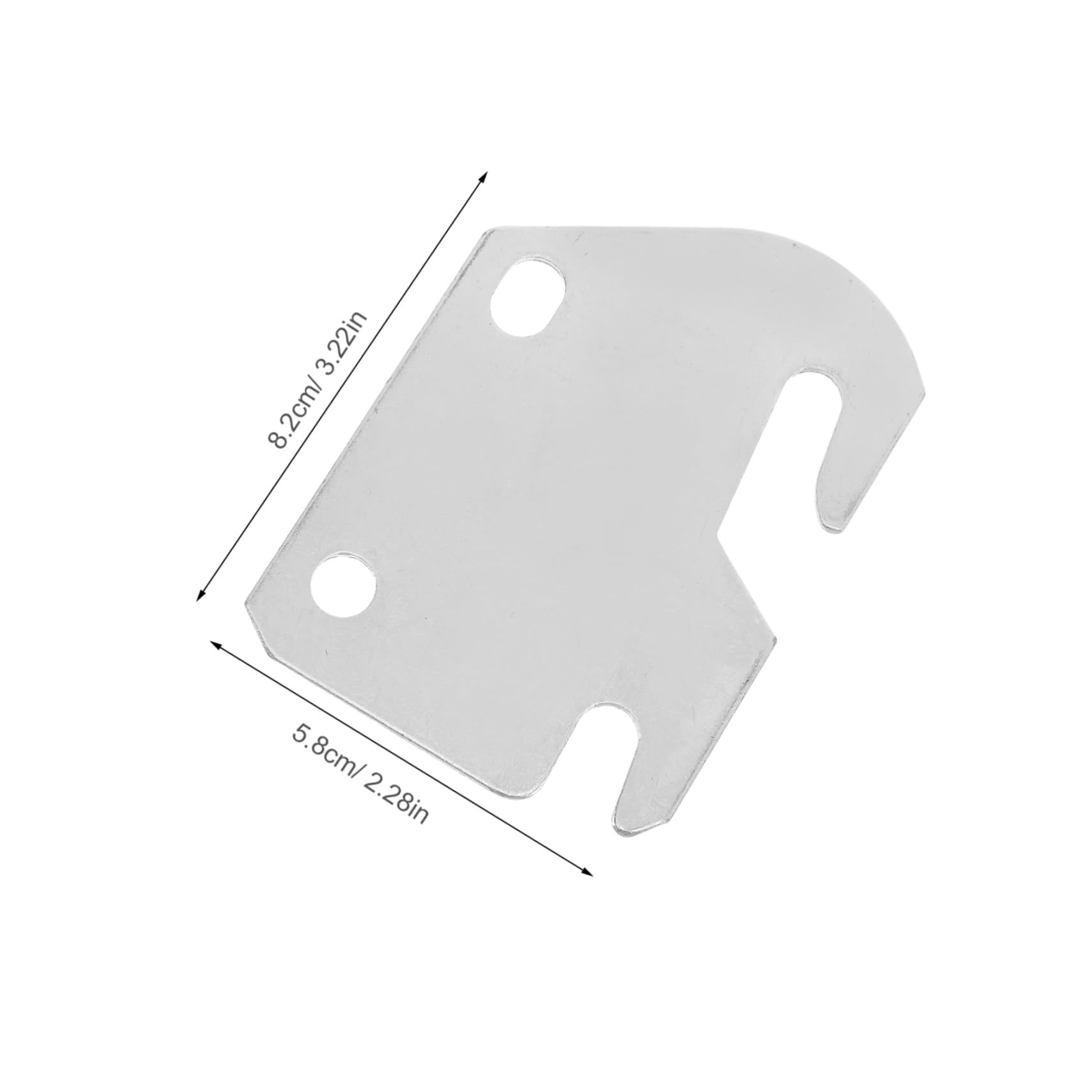 IWOWHERO 1 Set Heavy Duty Hook Plate for Wooden Bed Frame Replacement Hinge Parts for Headboard Footboard Effortless Installation for Hidden Bed Transformation