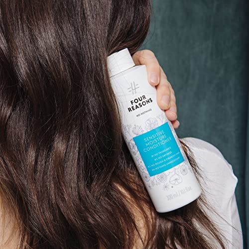 No Nothing Sensitive Moisture Conditioner - Fragrance Free Conditioner For Dry Hair - Hypoallergenic, Unscented Moisturizing Conditioner For Sensitive Scalp And Skin - Paraben Free, Vegan – 10.15 Oz #TOP5