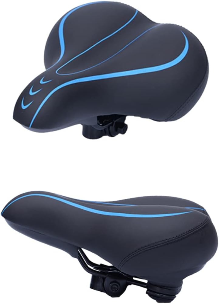 Kisangel Road Bike Saddle Shock Absorption Comfortable Seat Pad for Men Women Accessories