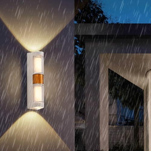 Applique murale aluminium acrylique haut de gamme au design minimaliste blanc et or