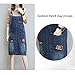 Shengwan Mujer Denim Vestido Peto Vaquero Dungaree Vestidos Peto de Falda Talla...