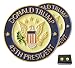 Donald Trump 45th President Lapel Pin Hat Tac - Trump Pin, Gift Box - Pack of 2 Pins