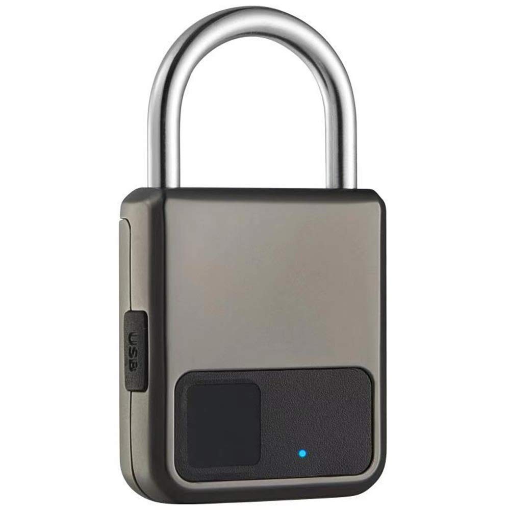 Lucchetto, Smart Antifurto Carica USB Lucchetto Impermeabile per Porta, Cassaforte, Bici, Armadietto Palestra, Valigia Bagagli, Armadietto Scuola