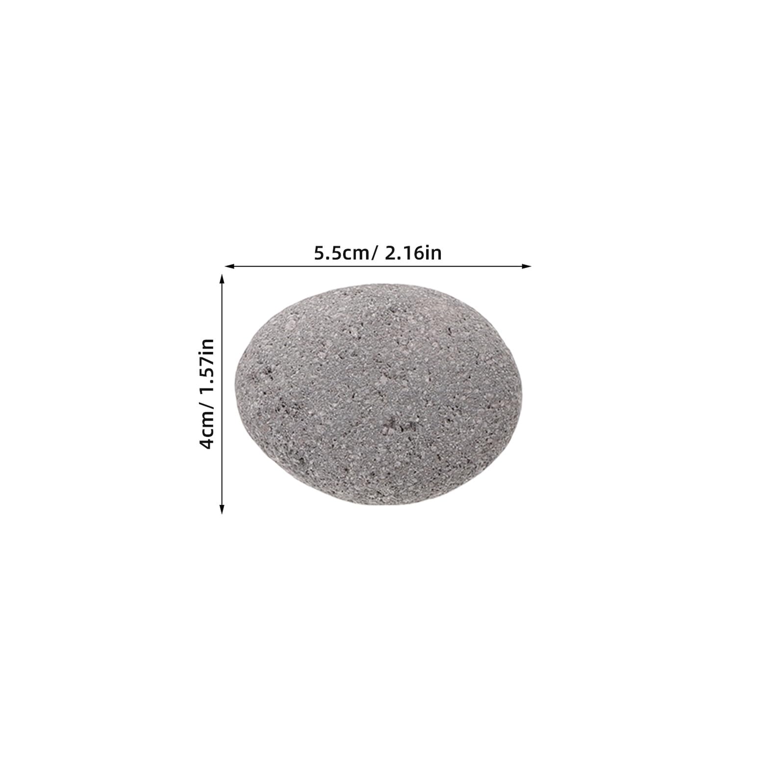 TOYANDONA Piedras Volcánicas para Sauna de Vapor Comercial y SPA Doméstico, Mejoran la Radiación de Calor y Aseguran una Circulación de Calor Uniforme, Peso 1.9kg