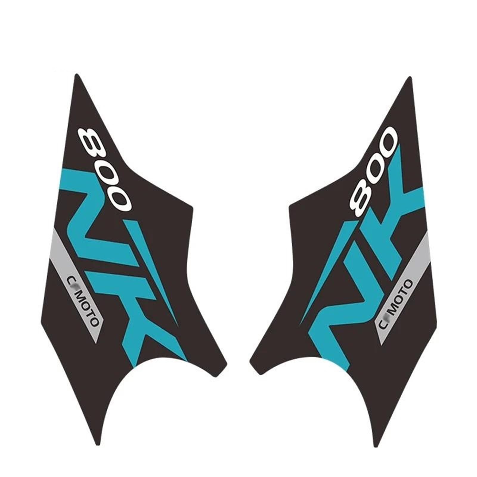 Motorcycle Body Fairing Sticker Tank Pads Gas Knee Grip Traction Protector for CFMOTO 800NK 800 NK Tank Sticker(Color17)
