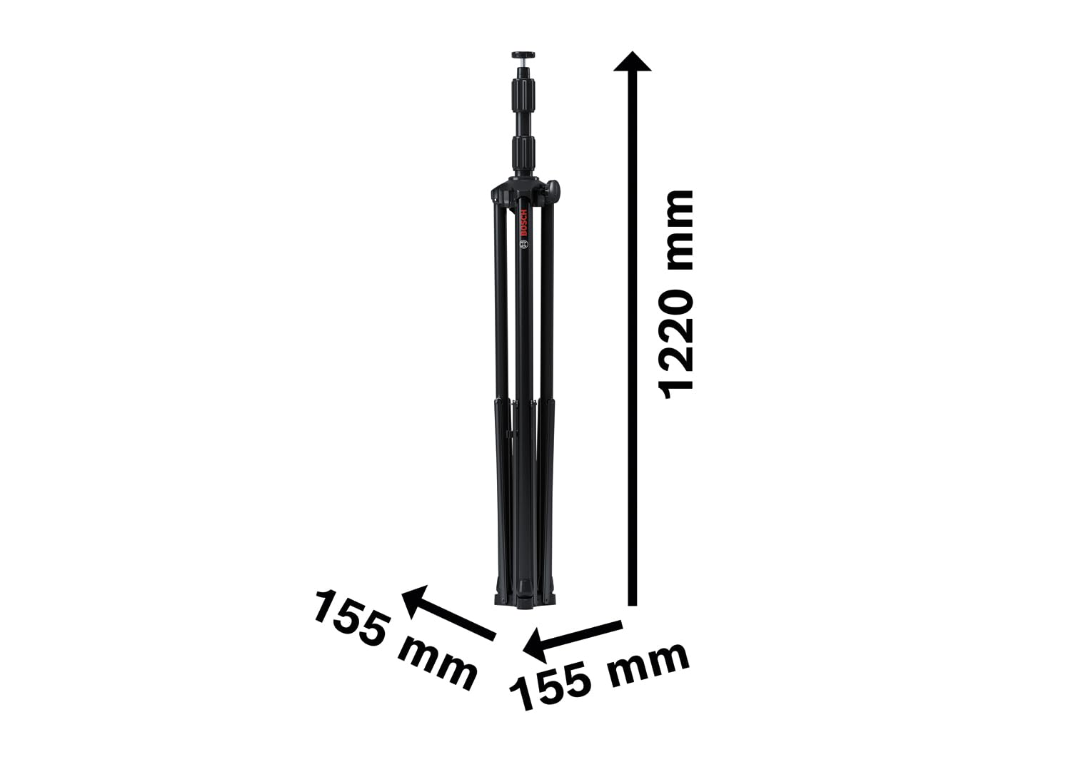 Bosch Professional Treppiede per illuminazione GLT 300-40 (altezza fino a 3 m, peso di 4 kg)