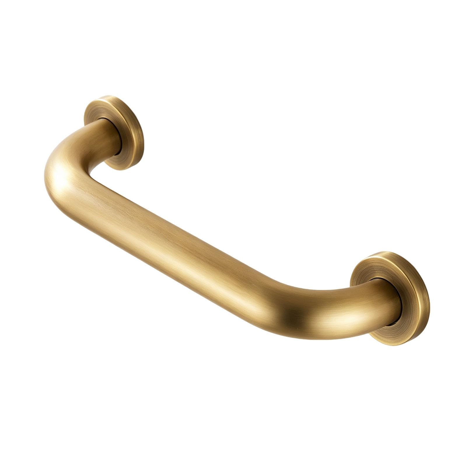 FKXSXAZ Bath Balance Grab Bar, Bathroom 11.81in 15.74in 19.68in Antique Brass Anti-Slip Hand Rails, Rust-Resistant Wall Mounted Shower Support Handle(1.3ft/40cm)