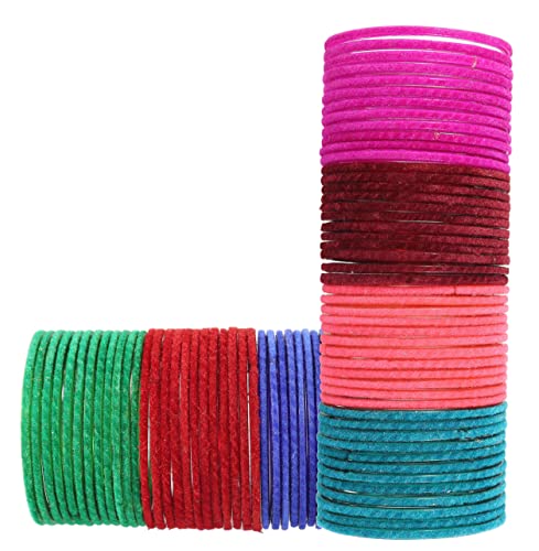 Image of NMII Glass with Plain and Simple Design Glossy Finished Fancy Bangle Set For Women and Girls | Glass Bangles | Stylish Women's Bangles
