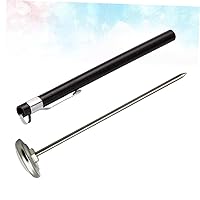 Vista 4 de OUNONA 1 mini termómetro de alimentos de acero inoxidable preciso termómetro de leche de café para uso doméstico, no requiere batería, artilugio