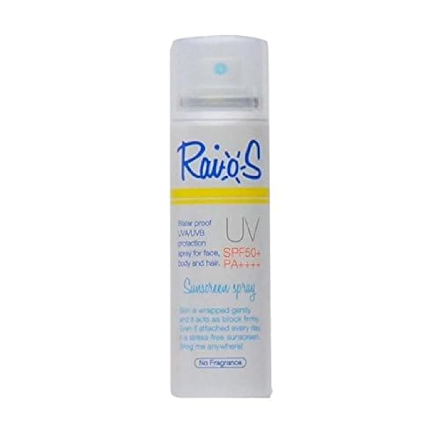Liberta Raios Spf50+ Sunscreen Spray No Fragrance, 70 ml
